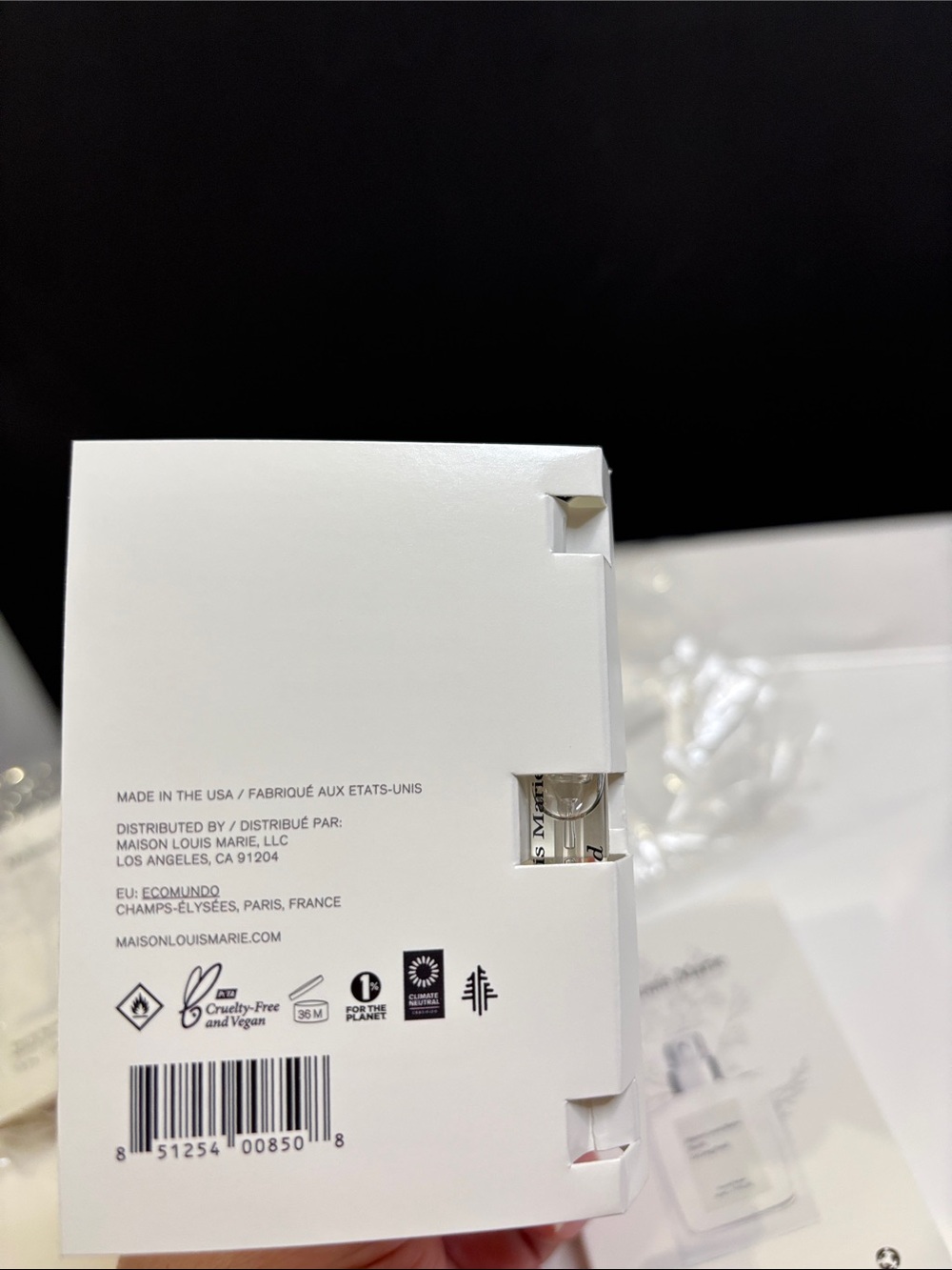 Maison Louis Marie Eau de Parfum Sample Pack - 10 pieces - Picture 3 of 3